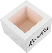 FONDOTIN Replacement Remote Control Wooden Storage Box for Bedroom Tv Remote Holder