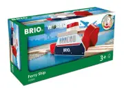 BRIO World - 33569 Ferry Ship | 3 Piece Toy Train Accessory for Kids Ages 3 and