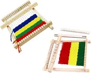 CORHAD 2Sets Funny Loom Knitting Weaving Machine for Yarn Crafting Weaving Loom Kit for Boys and Educational