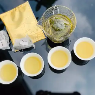 仙記名茶 阿里山珠露立體茶包-八目茶角 玉米纖維材質（ 珠露產銷班班員 來自阿里山石棹茶區的高山茶）