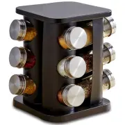 TINMIX Revolving Spice Rack Organizer with 12 Jars Countertop Spice Seasoning...