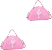 Abaodam 2 Pcs Dance Garment Bags for Dancers Practical Cross-Body Bag Storage Compartment