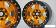 SSD 2.2" Challenger Beadlock Wheels GOLD SSD00436 6 spoke fro RC4WD tyres SSD-RC