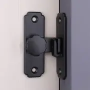 Lock Barn Door Furniture Bathrooms Easy Install Silver Black Right Angle