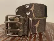 NWT Boys Camo Canvas Grommet Belt, Size M