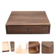 Gongfu Tea Chest Box Tea Storage Holder Wood Tea Box Drawer Tea Box