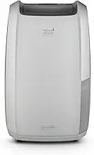 De'Longhi Tasciugo AriaDry Multi Dehumidifier DDSX225W-WH, Portable Dehumidifier with 2-Action Filtration, Dry Function, 25L/Day Moisture Absorption, R290, Removable Transparent Tank, White