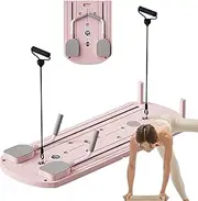 Pilates Board - Pilates Reformer Kit, Pilates Reformer Folding Board, Pilates Reformer with LED Counter | Multipurpose Pilates Device, Pilates Reformer Board for Exercises