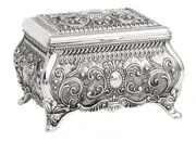 Russell Collection - Silver Plated Beatrix Jewellery Box