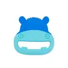 Marcus & Marcus- Sensory Silicone Teether Lucas the Hippo- Blue Marcus and Marcu