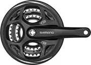 SHIMANO Front Chainwheel (MTB) FC-M311 Black 48-38-28T 170mm with Guard/Compatib