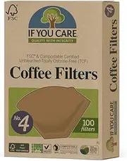 IF YOU CARE Coffee Filters No. 4 100.0 PC(Pack of 4)4