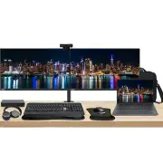 Lenovo E14 Gen 5 14" Ryzen 5, Notebook with 2 x ThinkVision T24i 24" Monitors