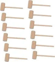 OFFIGAM 15Pcs Mini Solid Crab Mallets Versatile Seafood and Cake Hammers Durable and Lightweight for Cracking Shellfish and Baking Safe and Easy to Clean