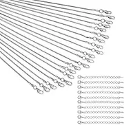 30 Chains and Chain Extenders Set,20pcs Chain for Jewelry Making 18Inch 925 Sterling Silver Plated DIY Snake Chain Bulk Link Necklace with Lobster Clasps,10pcs Necklace Extender Bracelet Extension