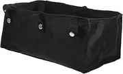 Storage Pouch Side Pocket Fabric Underseat Bag Organizing Storage Bin Black