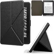 [REASUN] Case for Kindle Paperwhite 123,Premium PU Leather with Smart Auto Sleep/Wake Lightweight Stand Case for Amazon Kindle Paperwhite (Fits All 2012, 2013, 2015 and 2016 Versions), Black