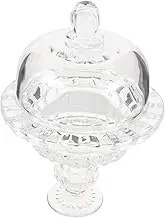 FONDOTIN Dessert Bowl with Lid Fruit Container Soup Cup Ice Dish Wedding Supply Storage Jar