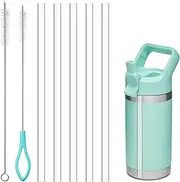 Diumepo 5 Pcs Replacement Straws for Rambler YETI Bootle, Reusable Straws Compatible with YETI Rambler Jr. 12 oz, 18oz, 26oz, 36oz, 64 oz Insulated Bottle, Accessories for Yeti Bottle, BPA free