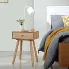 vidaXL Bedside Tables 2 pcs Solid Pinewood 40x30x61 cm Brown 2BB