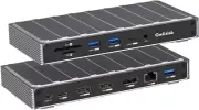 Docking Station for MacBook M1/2 Windows 100W PD Charging to Laptop Triple Monit