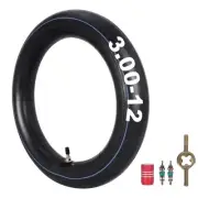 3.00-12" Dirt Bike Inner Tube with TR4 Valve Stem, 80/100-12 Motorcycle Tire ...