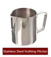 Espresso milk Frothing Pitcher 12 OZ Stainless Steel Cup