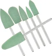 BAZEITFLOW 6Pcs Nail Drill Bits for Nails Lightweight Manicure Tools for Home Salon Use Compatible with Electric Nail Drills for DIY Nail Care
