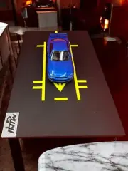3D printed replica MiniGT pitstop display