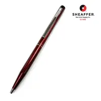 在飛比找momo購物網優惠-【SHEAFFER】紅色白夾 原子筆(255)