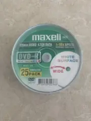 DVD-R- MAXWELL 1-16X SPEED 4.7GB DATA - 120 MIN Video - sealed -never used