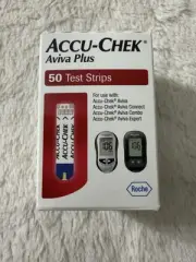 Accu-Chek Aviva Plus Blood Glucose Test Strips -50 Count EXP 12/25 FREE SHIPPING