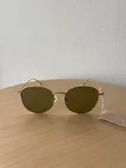 New Oroton sunglasses eyewear glasses womens billy gold round metal