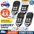 UP 4PCS merlin ATA PTX-5V2、ATA PTX-5V1 Compatible Garage Door Remote Control