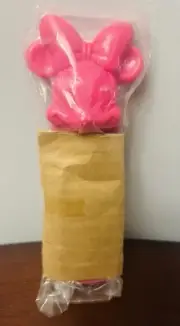 Vintage Plastic Minnie Mouse pink COMB- APPLAUSE /DISNEY
