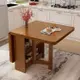 全實木家用折疊餐桌可折疊吃飯桌子可移動伸縮餐桌長方形間易小戶型吃飯桌子實木餐桌 長140CM (7.7折)