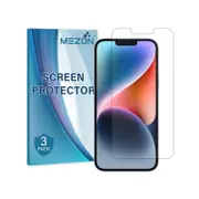 3 Pack MEZON iPhone 13 Pro (6.1") Hydrogel Film Clear Screen Protectors