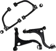 2 Pack Front Lower Control Arm & 2 Pack Front Upper Control Arms for Falcon AU Series 2 3 2000 2001 2002, for Ford Falcon BA BF 2002-2008 Left Hand and Right Hand Front Suspension Kit