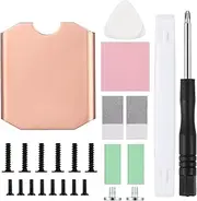 SSD Heatsink Thermal Pad Compatible with Steam Deck M. 2 2230 NVME SSD Copper Heat Sink Cooling Thermal Pad Repair Kit Heatsink and Screw Screwdriver Compatible with ROG Ally