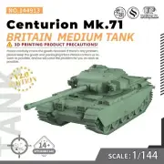 SSMODEL V2.0 1/144 Military Model Kit Britain Centurion Mk.71 Medium Tank GAMES
