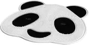Panda Cartoon Foot and Back Scrubber Mat Non Slip Shower Foot Washer for Dead Skin Removal Soft Comfortable Design for Daily Skin Care and Exfoliation