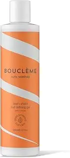 Bouclème Seal + Shield Curl Defining Gel - Strong Hold Gel to Protect Against Moisture - 95.69% Naturally Derived Ingredients and Vegan - 300 ml, Clear