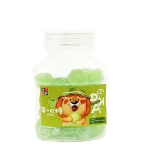 【味覺百撰】DHA蘋果味果汁軟糖 55gx9罐 超濃郁果汁軟糖罐 銅板軟糖 水果軟糖 水果風味軟糖 (馬來西亞糖果)