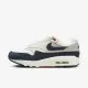 Nike W Air Max 1 LX [FD2370-110 女 休閒鞋 運動 復古 氣墊 舒適 百搭 深藍 米白