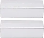 2PCS Aluminum Enclosure Project Box Electronic Circuit Project Box/Cover 25 X 25 X 80mm / 1 1 3.1in