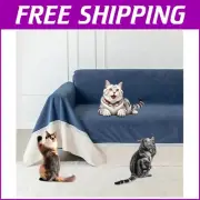Anti-Slip Cat Scratch Resistant Sofa Cover - Pet-Friendly Couch Protector 118"