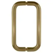 CRL Brushed Bronze 8" Back-to-Back Solid Brass 3/4" Pull Handles SPH8BBRZ