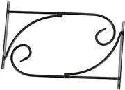 VANZACK 2Pcs Heavy Duty Iron Wall Hanging Plant Pot Hook Hanger for Use Versatile Bracket for Flower Pots Wind Chimes Bird Feeders Durable Lantern Rack