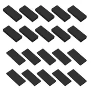 20Pcs EVA Foam Headboard Stoppers Black Headboard Bumper Bed Stoppers Enduring