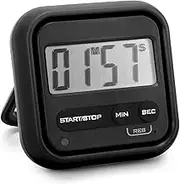 Digital Kitchen Timers for Cooking, Kitchen Timer Digital Stopwatch with Loud Alarm LCD Count up or Countdown Timer for Cooking Shower Bathroom Kids Classroom